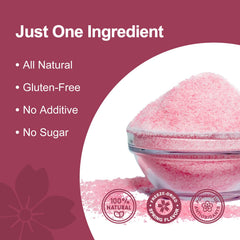 GRELIM Sakura powder color swirl on dessert, sakura aroma