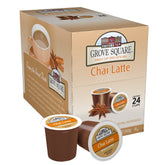 Grove Square Tea Chai Latte single-serve cups for quick, cozy mornings.