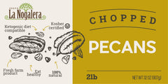 Grupo La Nogalera unpasteurized pecans for custom roasting.