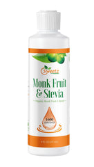 G-Sweetz bottle with drops for versatile sugar alternative in beverages and foods.