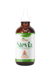 G-Sweetz Liquid Stevia Drops bottle displaying Reb-D rich sweetness for beverages.