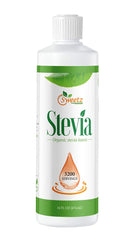 G-Sweetz Liquid Stevia Drops bottle showing zero-calorie sweetness