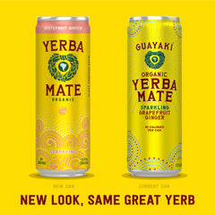 Guayaki Yerba Madre grapefruit ginger can for on-the-go refreshment