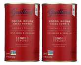 Guittard Rouge Red Dutch cocoa powder can for rich baking flavor