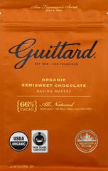Guittard Organic 66% wafers close-up texture