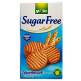 Gullon shortbread cookie pack shot highlighting crisp, buttery texture and ready-to-share packaging.