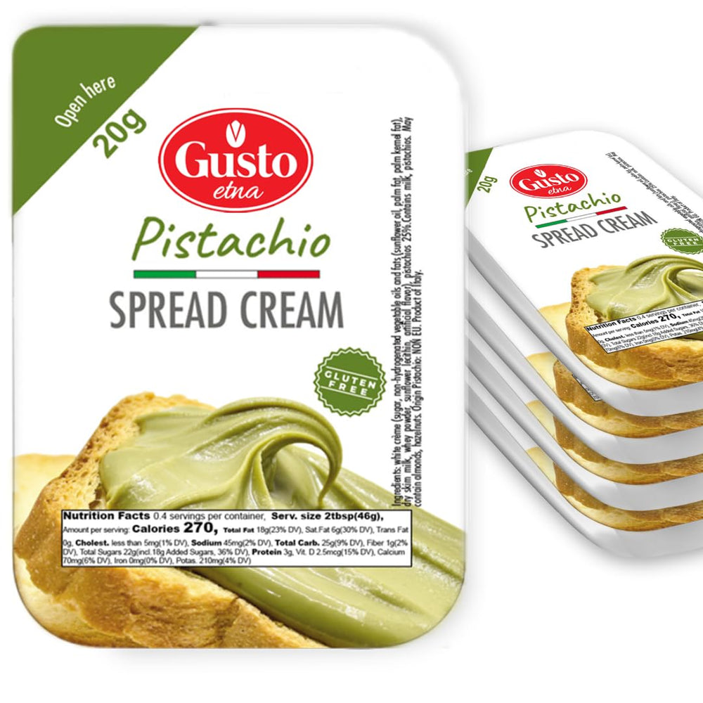 Gusto Etna Pistachio Cream Cups 4-pack collection showcases authentic Italian flavor in convenient portions.
