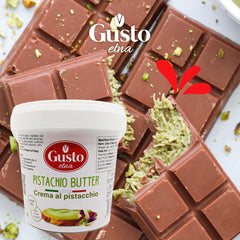 GUSTO ETNA pistachio cream used as a dessert filling for bars and pastries