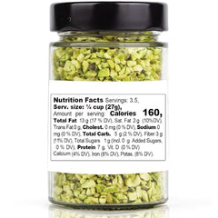 GUSTO ETNA Pistachios Chopped close-up of vibrant green kernels