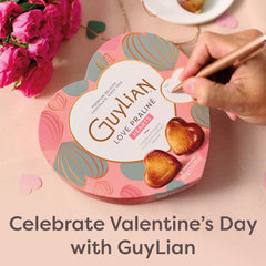 GuyLian Easter gift box in a heart shape makes an elegant romantic treat