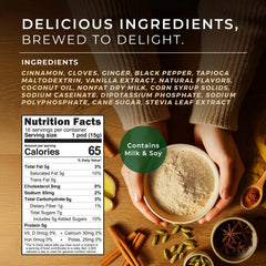 Gya Tea Co decaf vanilla chai pods closeup highlighting premium ingredients