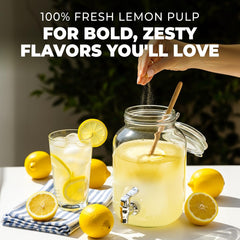 Gya Tea Co lemon powder packaging label highlights natural ingredients.