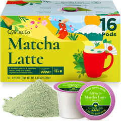Gya Tea Co Matcha Latte gift set box with premium ingredients for gifting.