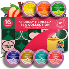 Gya Tea Co Purely Herbal Pod Set cover image showing a caffeine-free assortment ideal for tea rituals