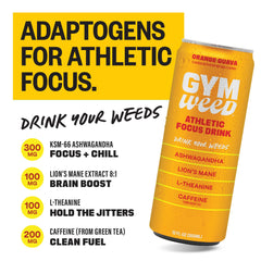 GYM WEED ashwagandha-ksm66 blend supports calm focus during training.