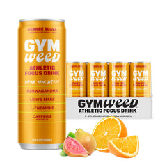 GYM WEED athletic focus bottle ready for your pre-workout routine.