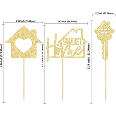 Gyufise housewarming cake decorations toppers elevate dessert presentation.