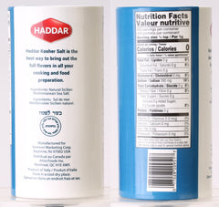 Haddar Kosher Salt shaker top ready for easy, controlled sprinkling
