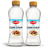 Haddar Light Corn Syrup vanilla bottle for smooth baking and glossy glazes.
