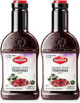 Haddar sesame style teriyaki sauce bottle for savory marinades and grilling