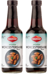 Haddar Worcestershire bottle front view for versatile cooking