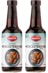 Haddar Worcestershire bottle front view for versatile cooking