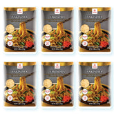 Hakubaku Yakisoba Original 6-pack packaging, authentic Japanese noodles for quick meals.