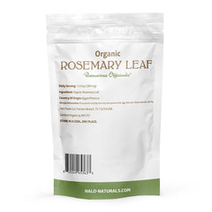 Halo Naturals rosemary leaf whole close-up leaves captures piney aroma.