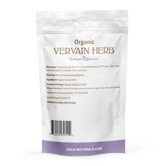 Halo Naturals vervain bulk tea ingredient suitable for herbal infusions.