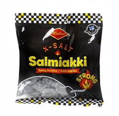 Halva Salmiakki 2 bags of 120g for bold salty licorice snacking