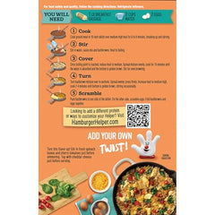 Hamburger Helper Breakfast Hashbrowns seasoning blend adds savory depth.
