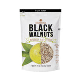 Hammons Black Walnuts forest harvest image, perfect for baking and cookies.