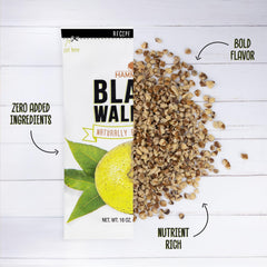 Hammons Black Walnuts on oats or salad, adding crunch and texture.