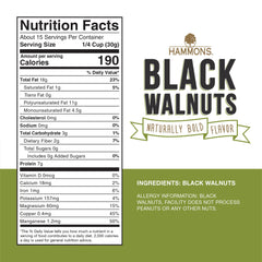 Hammons Black Walnuts pre-chopped image, ideal for quick meal prep.