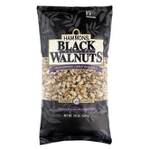 Hammons Fancy Large Black Walnuts bottle highlighting bold flavor for keto-friendly snacking.