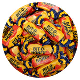 The Hampton BitOHoney Candy 2lb bag with individually wrapped pieces for easy sharing.