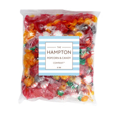 Hampton Candy butterscotch hard candy close-up, creamy and classic in flavor.