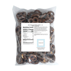 The Hampton Candy Company milk chocolate pretzels twists 1 lb bulk bag ready to share.