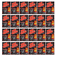 The Hampton Candy Company Pop Rocks Strawberry 24-pack front view, ideal party treat for all ages.