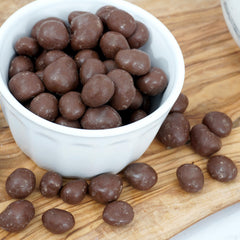 Serving ideas for parties and gatherings with The Hampton Candy Company milk chocolate peanuts.