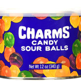 The Hampton Charms Sour Balls in a resealable tin for easy snacking.