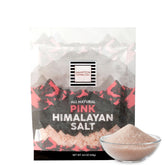 Hampton Himalayan Pink Salt 8 oz bag, fine grains for precise seasoning.