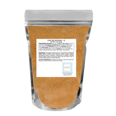 Hampton Distribution Honey BBQ Seasoning Rub bag front view for easy storage.
