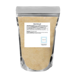 Hampton Distribution maple sugar 2 lb bag close view, ideal for baking or sprinkling.