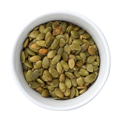 Hampton Distribution roasted pumpkin seeds, a convenient 1-pound bag for on-the-go snacking