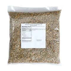 Hampton roasted unsalted sunflower seeds 2lb bulk bag, ideal for refills