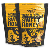 Hampton Farms Sweet Honey Roasted Peanuts bag—freshness in a resealable package.
