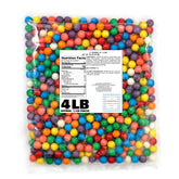 The Hampton Popcorn Company mini gumballs, 0.5 inch, vibrant flavors for easy restocking.