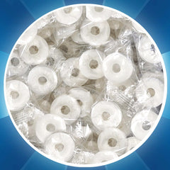 The Hampton Popcorn Company peppermint Lifesavers bulk bag ready for sharing and quick mint refresh.