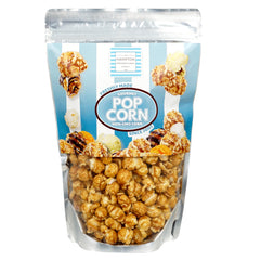 The Hampton Popcorn Company caramel popcorn bag for easy pantry snacking.